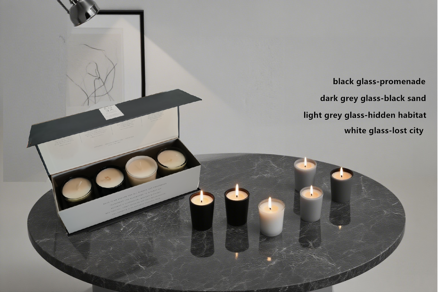 Colored Votive 4-Pack